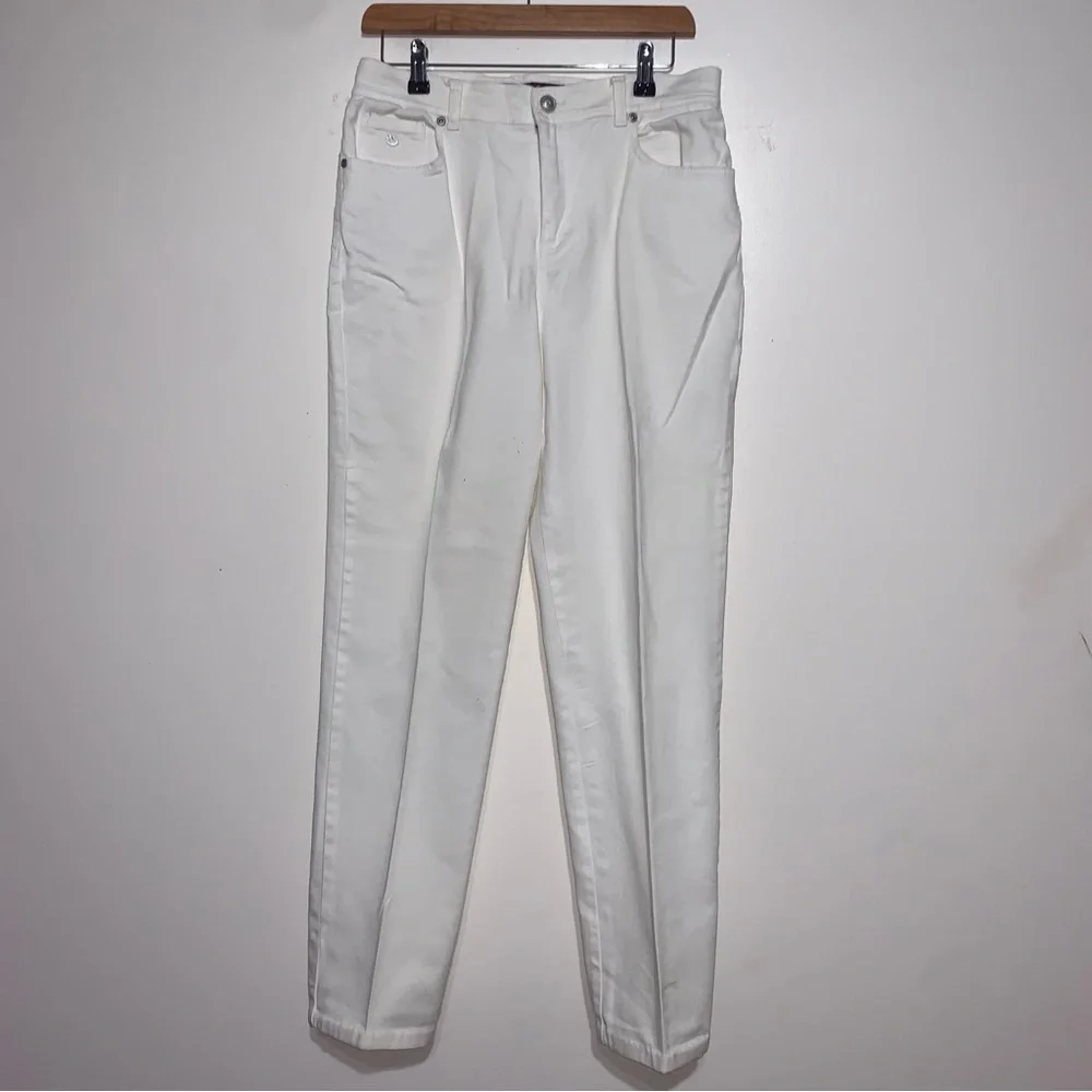 Gloria Vanderbilt Women's Stretch Denim Jean White Size 8 - Picture 1 of 5